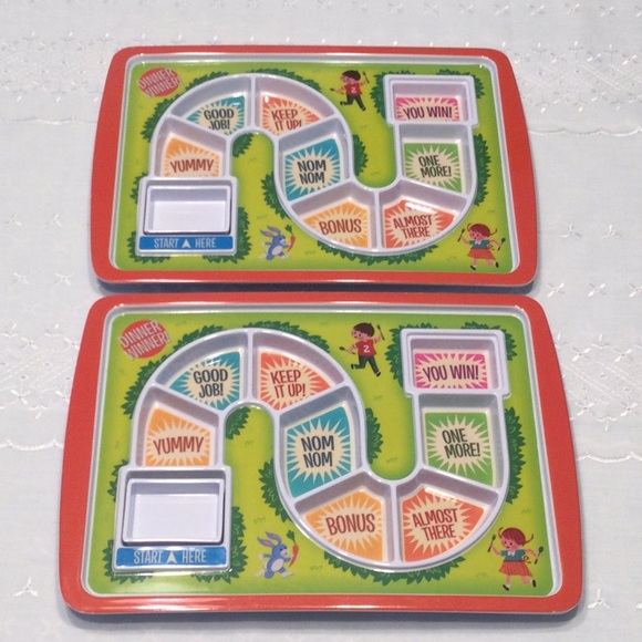 Fred & Friends Compartment Plate Dinner Winner Eating Game - Picture 1 of 6